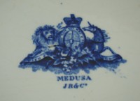Блюдо старинное MEDUSA (V750)