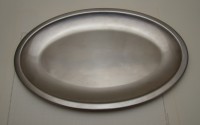 Kara подносик блюдо винтажное из нержавеющей стали (A031)