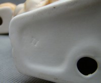 Фигурки фарфоровые Зайчиха с зайчатами 3 шт. (W021)