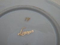 Limoges тарелочки блюдечки декоративные винтажные 2 шт.  (A035)