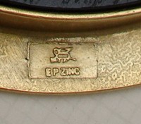 E.P.Zinc рамка для фотографии настольная круглая (A036)