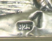 Плакетки чеканка на серебре 4шт. (P957)