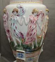 Capodimonte ваза старинная большая 7 граций (M538)