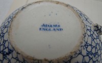 Adams England две тарелки и чашка старинные (M933)