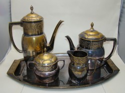 Старинный набор для чая и кофе Ар Деко (A132)