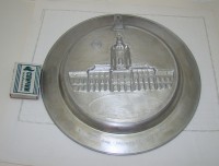 Тарелка оловянная Дворец Шарлоттенбург WMF (Q327)