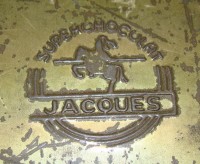 Jacques коробка жестяная старинная (X101)