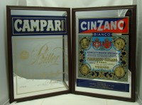 Чинзано и Кампари два барных зеркала (W593)