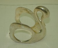 Кольцо для салфетки Лебедь (Q627)