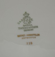 Tirschenreuth тарелка большая декоративная винтажная (M841)