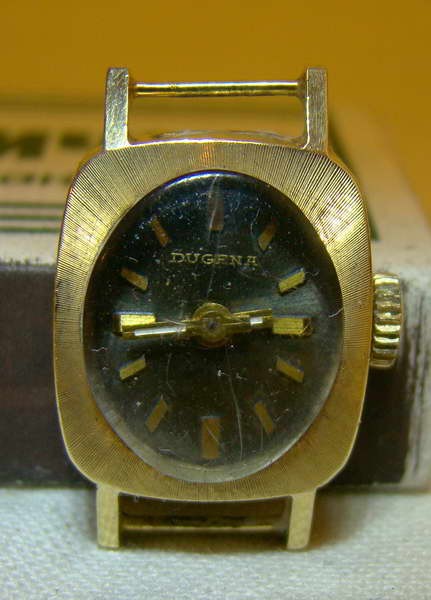 Часы золотые старинные женские DUGENA (J335)