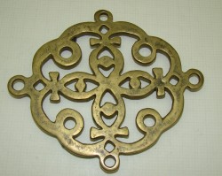 Подставка под горячее бронзовая старинная (Q817)