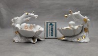 Фигурки фарфоровые винтажные Новорожденные 2 шт. (A932)