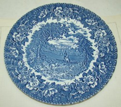 Тарелка фаянсовая Ironstone винтажная (V949)