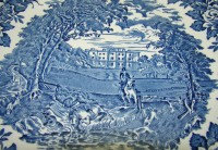 Тарелка фаянсовая Ironstone винтажная (V949)