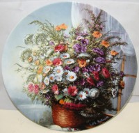 Rosenthal тарелка фарфоровая коллекционная Цветы (X960)