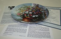 Rosenthal тарелка фарфоровая коллекционная Цветы (X960)