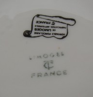 Limoges шкатулка винтажная с галантной сценой Фрагонара (A439)