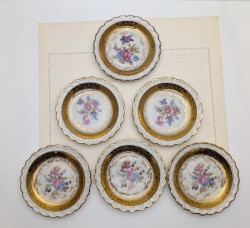 Winterling подставки блюдечки винтажные 6 шт. (A933)