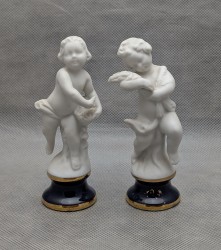 Фигурки статуэтки парные винтажные Путти (B032)