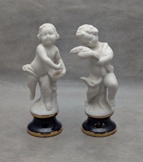 Фигурки статуэтки парные винтажные Путти (B032)