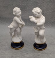 Фигурки статуэтки парные винтажные Путти (B032)