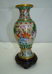 Ваза клуазоне с подставкой (U938)