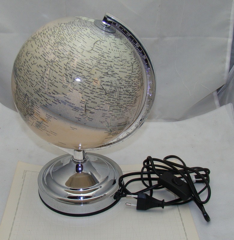 Лампа ночник Глобус (M257)