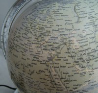 Лампа ночник Глобус (M257)