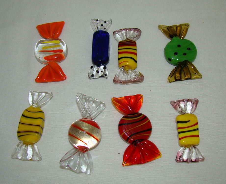 Конфеты стеклянные 8шт. (U023)