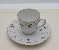 Dufont-Fourdrigniers редкая винтажная кофейная пара (B129)