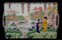 Victoria поднос сервировочный фарфоровый старинный (W416)