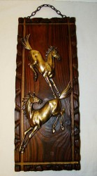 Панно на стену "Лошади"  (D027)