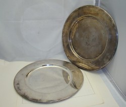 Блюда - подносы старинные 2 шт. (Y514)