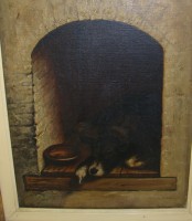 Картина старинная Собака (Y613)