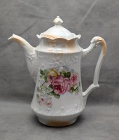 Большой винтажный фарфоровый кофейник (B034)