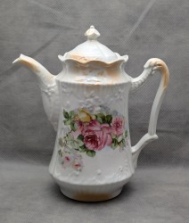 Большой винтажный фарфоровый кофейник (B034)