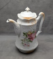 Большой винтажный фарфоровый кофейник (B034)