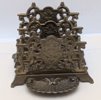 Винтажный письменный прибор подставка для писем (B230)