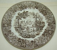 Тарелка фаянсовая Castles винтажная (V952)