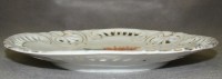 Тарелка фарфоровая ажурная старинная (W417)