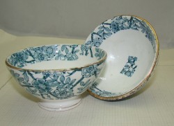 Пиалы фаянсовые винтажные 2 шт. (Y712)