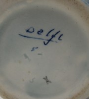 Delft Вазы старинные 2 шт. с реставрацией (M553)
