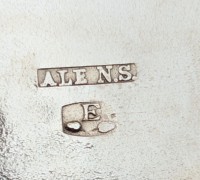 Prima N.S. сахарница и сливочник Ар Деко на подносике (B035)