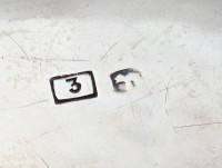 Prima N.S. сахарница и сливочник Ар Деко на подносике (B035)