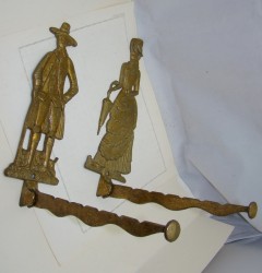 Вешалки откидные винтажные пара (Q665)