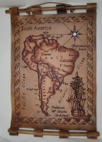 Сувенир кожаный настенный Южная Америка (Y192)