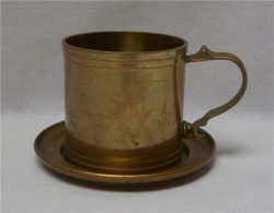 Подстаканник чашка с блюдцем (K906)