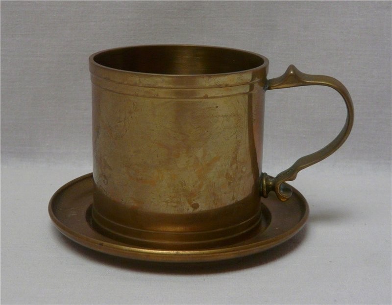 Подстаканник чашка с блюдцем (K906)