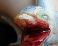 Capodimonte ваза большая фаянсовая (Z194)